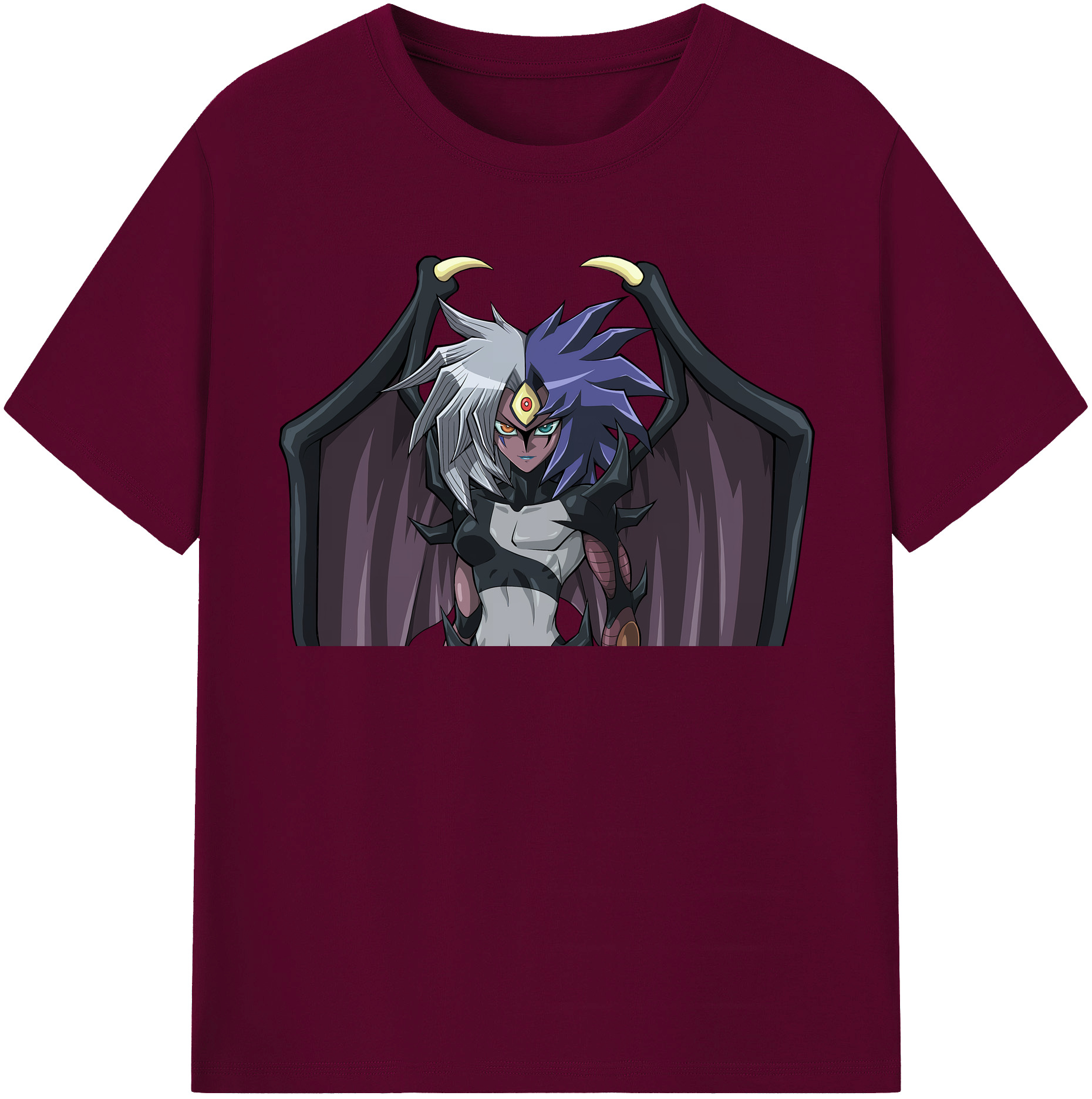 （画像用） 遊☆戯☆王 Yu-Gi-Oh! レディースカジュアルプリントTシャツ（綿100％）